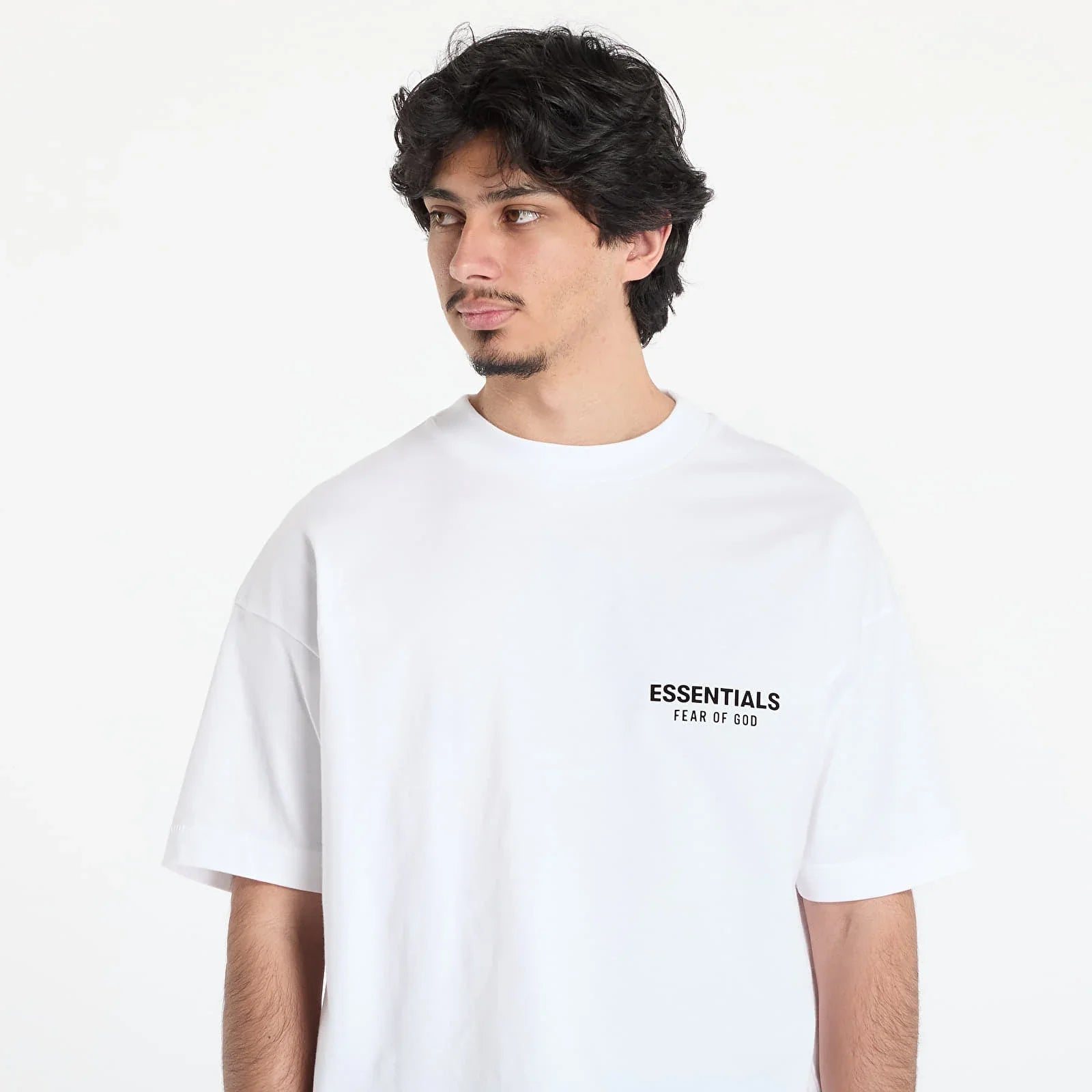 Fear of God Essentials Classic Sleeve Tee Bright White